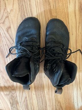 Vivo Barefoot Black Leather Minimalist Forest Tracker ESC hiking boots
